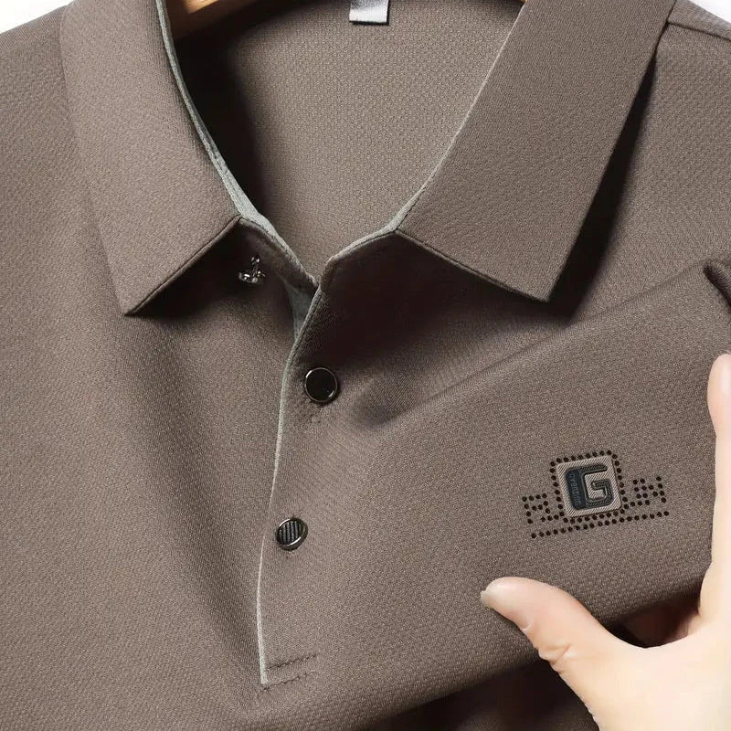 Camisas Polo Masculinas Valder Premium em Seda Mulberry